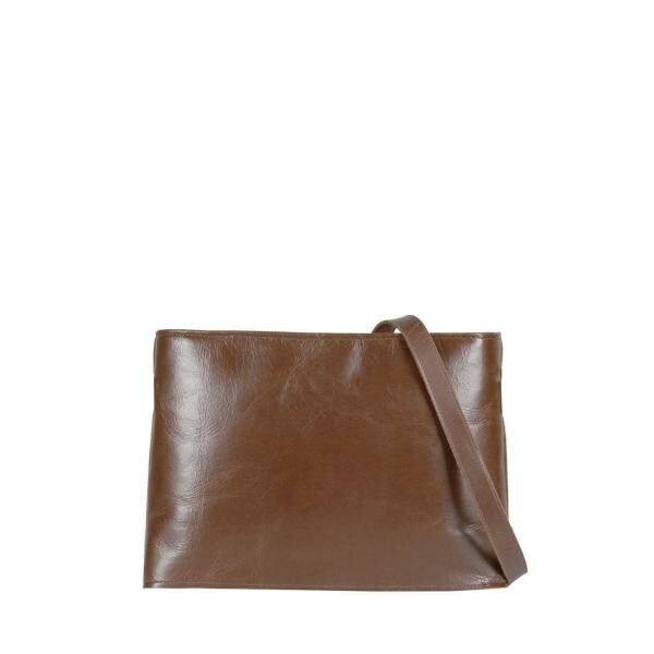 MyOmy Schoudertas My Paper Bag Wrapped Hunter Waxy Cognac - Afbeelding 2