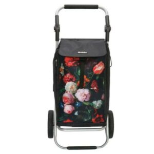 Beagles Boodschappentrolley Alberic Flower Black