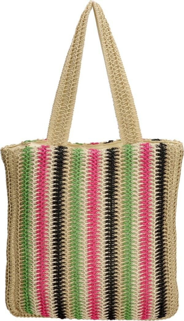 PE-Florence Shopper Natural Life Natuur Groen - Afbeelding 2