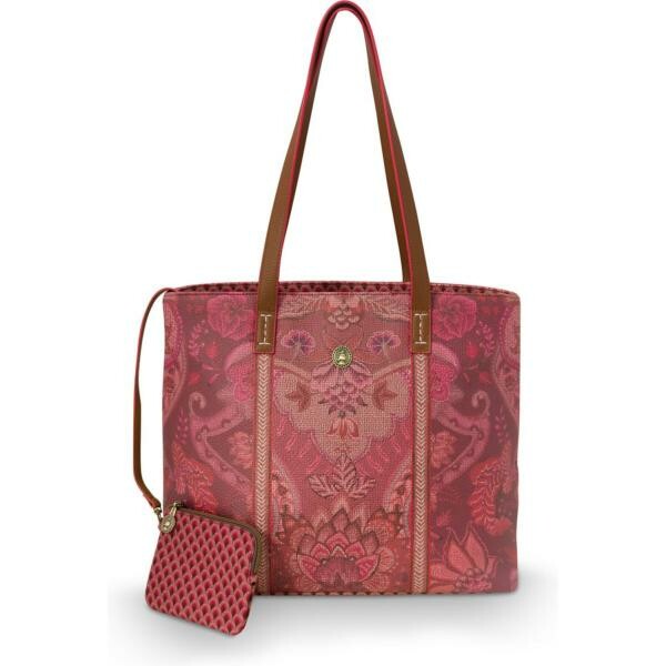 Pip Studio Shopper Medium Kyoto Festival Dark Pink