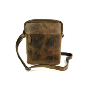 Leather Design Heren Schoudertas   Hunter
