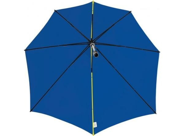 Impliva Aërodynamische Stormparaplu Windproof 92cm Kobalt Blauw - Afbeelding 3