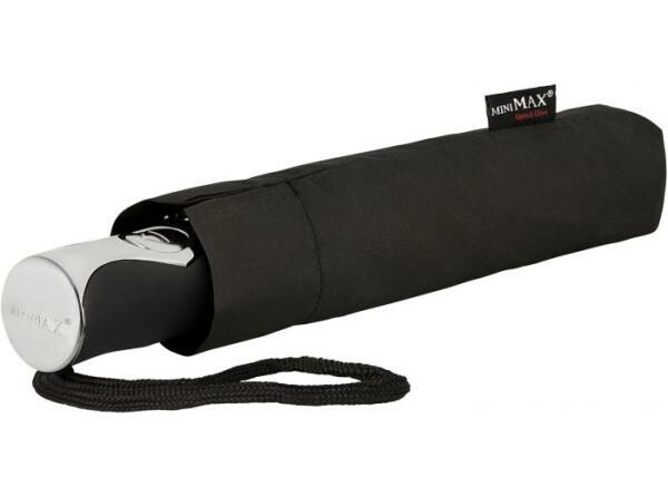 Impliva Paraplu MiniMAX Opvouwbaar Automatisch Sluiten/Openen Windproof 100cm Zwart - Afbeelding 3