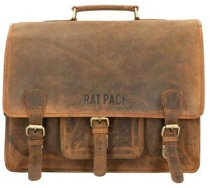 Laptoptas The Rat Pack A4 Messenger 15.6'' 2vaks Bruin