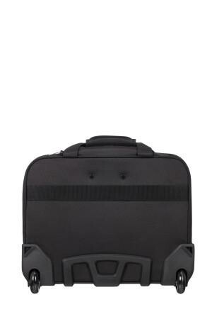 American Tourister Laptoptrolley At Work 15.6'' Black-Orange - Afbeelding 2