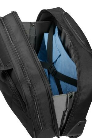 American Tourister Laptoptrolley At Work 15.6'' Black-Orange - Afbeelding 5