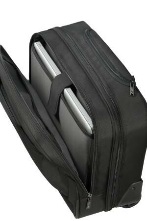 American Tourister Laptoptrolley At Work 15.6'' Black-Orange - Afbeelding 4
