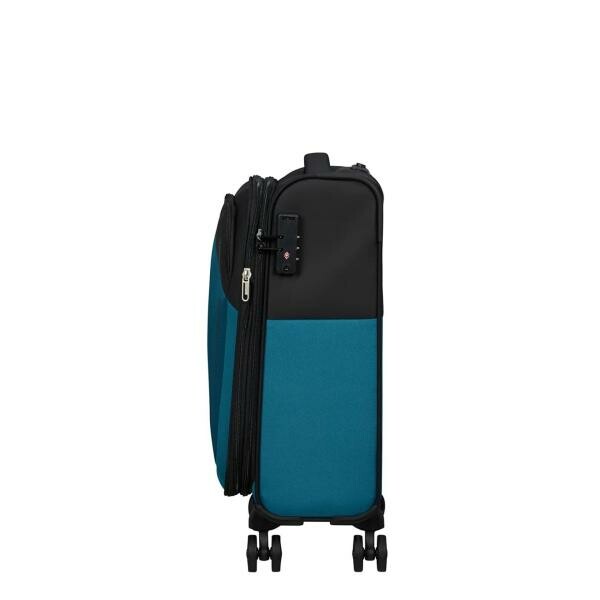 American Tourister Handbagage Daring Dash Spinner S EXP 55/25 Black-Blue - Afbeelding 3