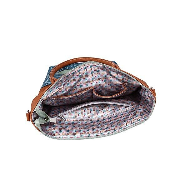 Hi-Di-Hi Shopper Fisher Brown-Petrol - Afbeelding 2