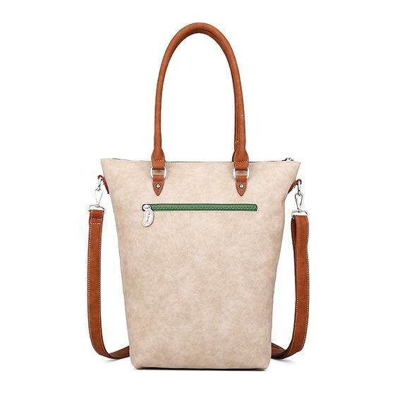 Hi-Di-Hi Shopper Fisher Beige-Petrol - Afbeelding 2