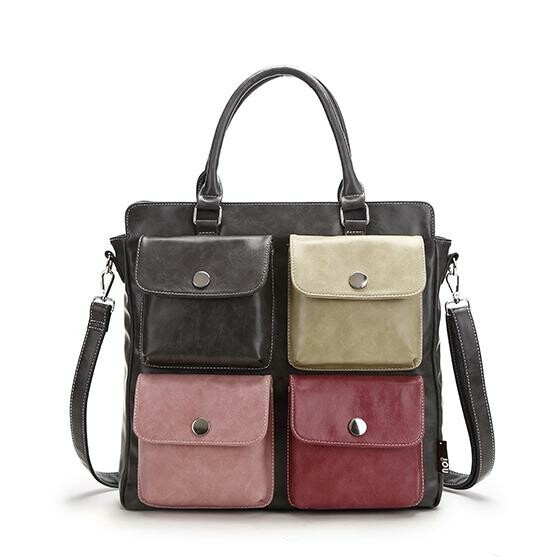 Noi-Noi Hand/Schoudertas Harper Brown Multicolor