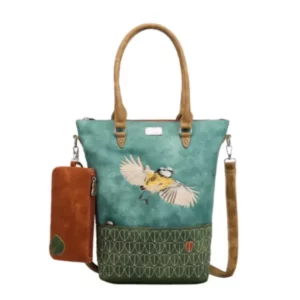 Hi-Di-Hi Shopper Aves Aqua/Dark Green