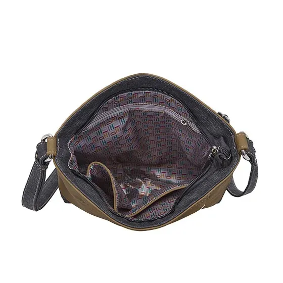 Hi-Di-Hi Schoudertas Appetizer Dark Grey/Dark Blue - Afbeelding 4