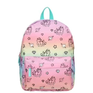 Milky Kiss Rugtas Rainbows And Unicorns Roze