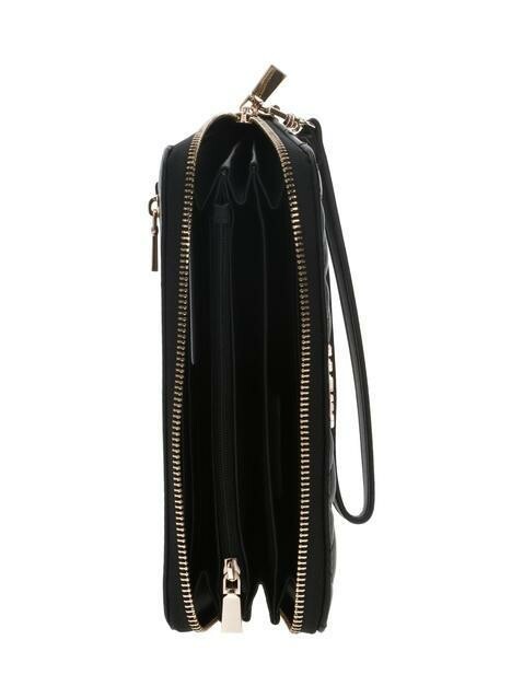 Guess Portemonnee Eco Mai Large Zip Around Black - Afbeelding 2