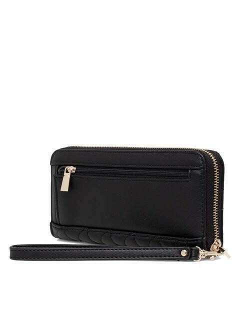 Guess Portemonnee Eco Mai Large Zip Around Black - Afbeelding 3