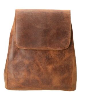 Leather Design Rugtas Hunter Bruin