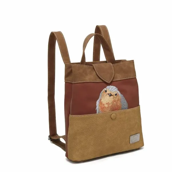 Hi-Di-Hi Schouder/Rugtas Song SongRed/Cognac/Peach - Afbeelding 4