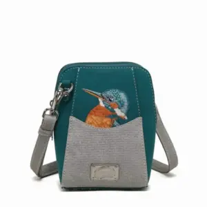 Hi-Di-Hi Schoudertas Little Paradise Petrol Grey