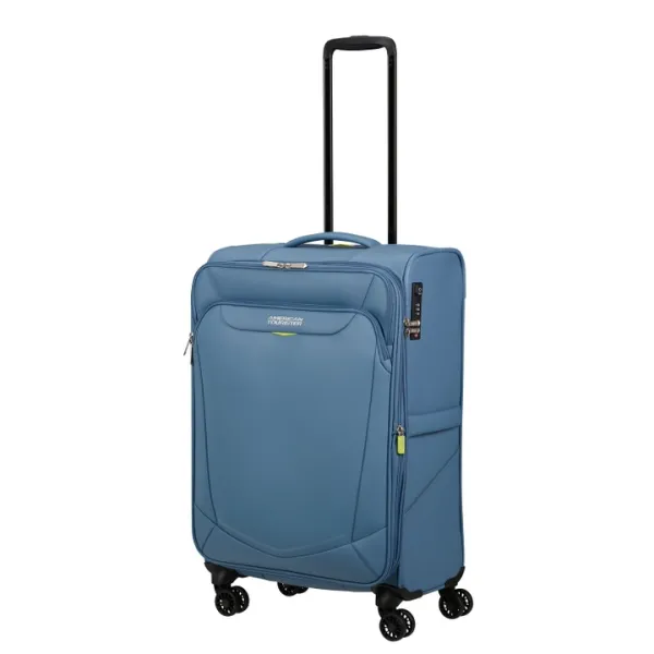 American Tourister Koffer Summerride Spinner M EXP Coronet Blue - Afbeelding 6