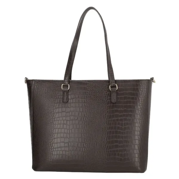 Charm Londen Shopper Midwood 15.4'' Donkerbruin - Afbeelding 3