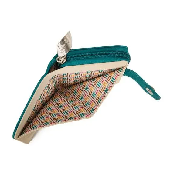 Hi-di-hi Portemonnee Little Magpie Petrol/Beige - Afbeelding 3