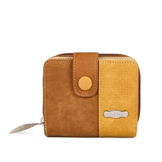 Hi-di-hi Portemonnee Little Magpie Cognac/Peach - Afbeelding 6