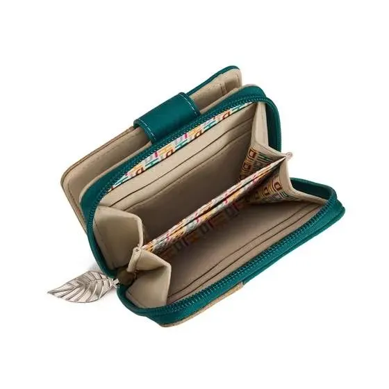 Hi-di-hi Portemonnee Little Magpie Petrol/Beige - Afbeelding 4