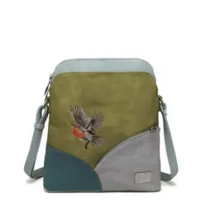 Hi-Di-Hi Schoudertas Whistle L.Green/L.Blue/Petrol