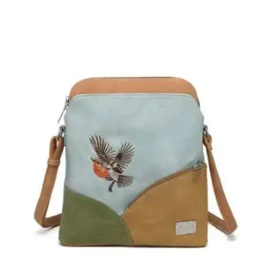 Hi-Di-Hi Schoudertas Whistle L.Blue/Orange/Green