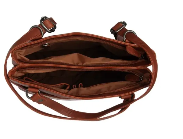Chesterfield Shopper Raynor Waxed Pull Up Cognac - Afbeelding 4