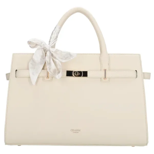Charm London Shopper/Schoudertas The Hamptons Créme - Afbeelding 8