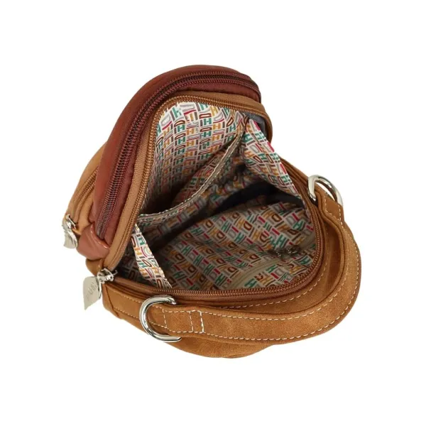 Hi-Di-Hi Hand/Schoudertas Ditty Oranje-Rood-Cognac - Afbeelding 2