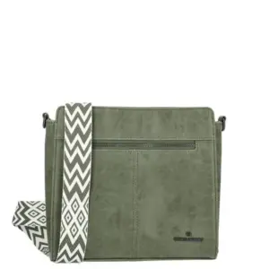 Enrico Benetti Schoudertas Stacey Olijfgroen