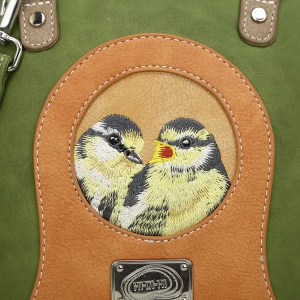 Hi-Di-Hi Hand/Schoudertas Best Friends Forever Groen/Oranje - Afbeelding 4