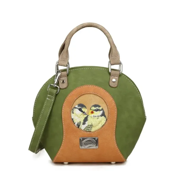 Hi-Di-Hi Hand/Schoudertas Best Friends Forever Groen/Oranje