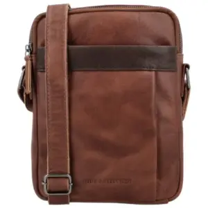 Hide & Stiches Schoudertas Donau Bruin