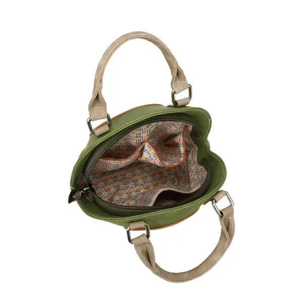 Hi-Di-Hi Hand/Schoudertas Best Friends Forever Groen/Oranje - Afbeelding 2