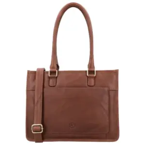 Hide & Stitches Shopper/Schoudertas Jura bruin
