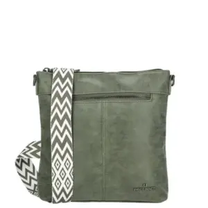 Enrico Benetti Schoudertas Stacey Olijfgroen