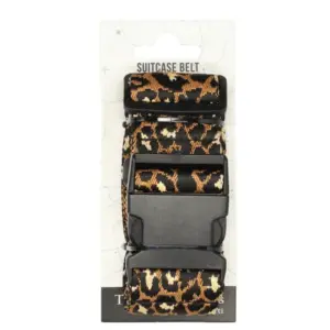 Enrico Benetti Kofferriem Luipaard Camel