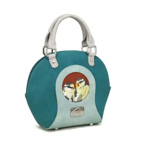 Hi-Di-Hi Hand/Schoudertas Best Friends Forever Petrol-Licht Blauw - Afbeelding 3