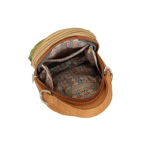 Hi-Di-Hi Hand/Schoudertas Ditty Groen-Perzik-Oranje - Afbeelding 2