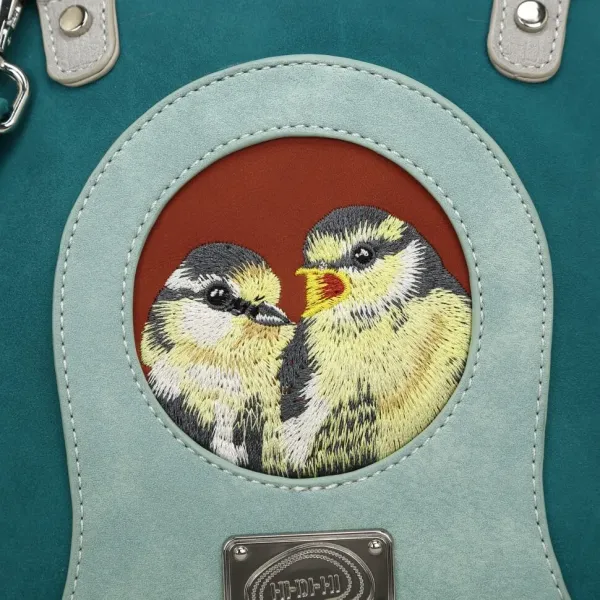 Hi-Di-Hi Hand/Schoudertas Best Friends Forever Petrol-Licht Blauw - Afbeelding 4