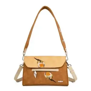 Hi-Di-Hi Clutch/Schoudertas Twiggle Cognac/Peach