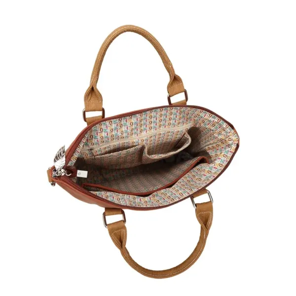 Hi-Di-Hi Shopper/Schoudertas Chit-Chat Rood-Licht Blauw - Afbeelding 3