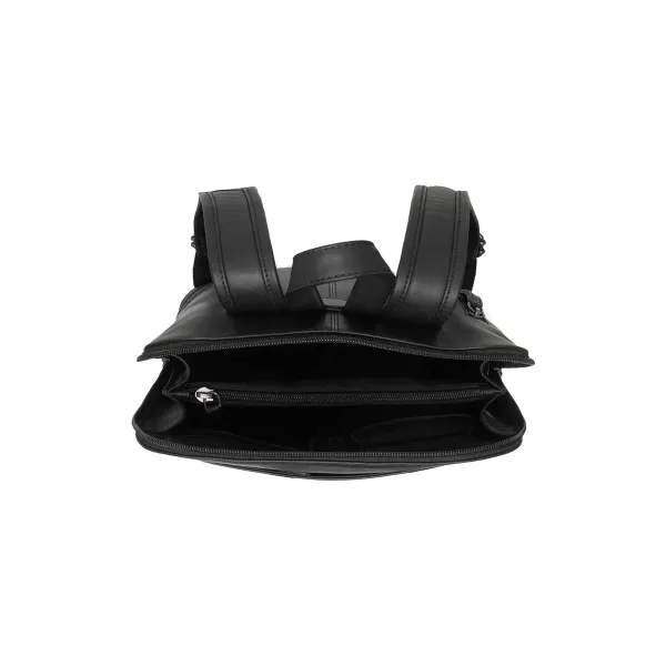 The Chesterfield Brand Rugtas Tigris Waxed Pull Up Zwart - Afbeelding 2