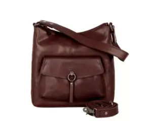 Spikes & Sparrow Schoudertas Cydney Donkerbruin