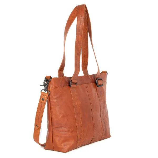 Spikes & Sparrow Bronco Shopper/Schoudertas Alexis Brandy - Afbeelding 2