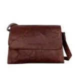 Spikes & Sparrow Bronco Schoudertas Belle Donkerbruin